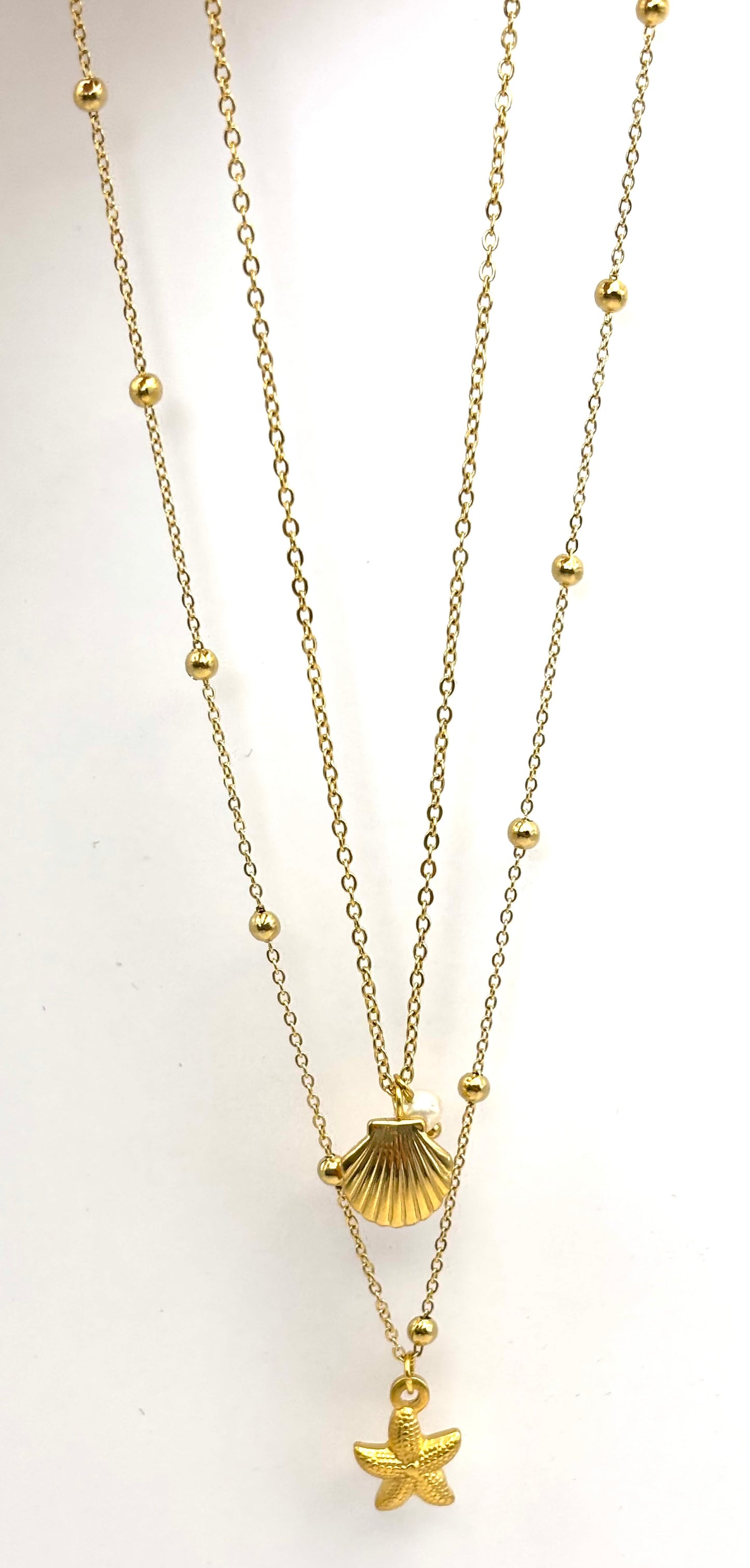 Halskette NAVASANA - Doppelkette-